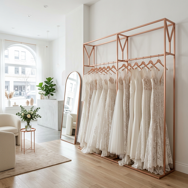 Rose Gold Bridal Rack