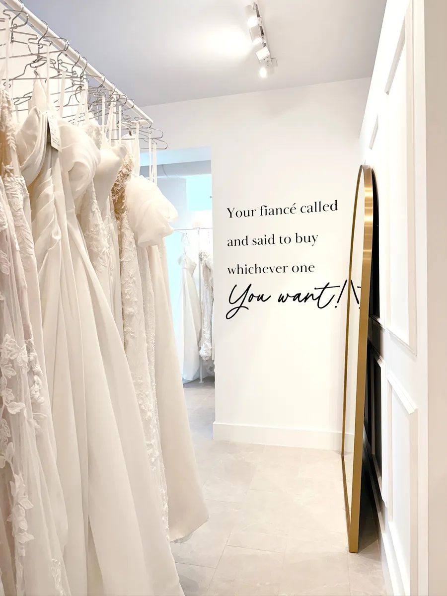 Savvy Bridal Boutique Showroom